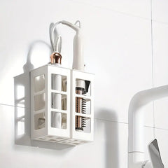 Wall Mounted Plastic Storage Rack for Hair Tools