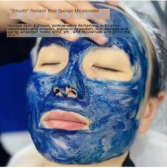 Smurf Blue Algae Microneedle Green Film for Skincare