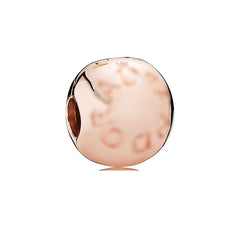 S925 Silver Rose Gold Sparkling Silicone Clip DIY Beads