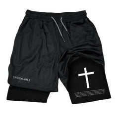 Men Christian  Athletic Shorts