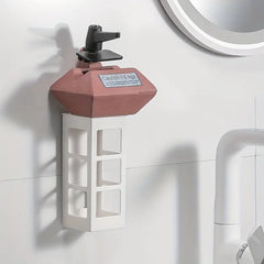 Wall Mounted Plastic Storage Rack for Hair Tools