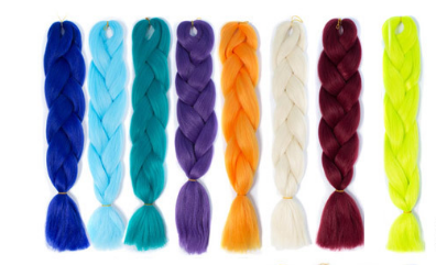 Box Braid Wig — 24 Vibrant Colors, Lightweight Synthetic Hair