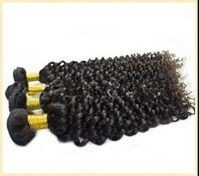 100% Human Hair Curly Extensions — Natural Volume & Length in Black