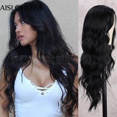 Xuchang Aisome Long Curly Lace Front Wigs for Women