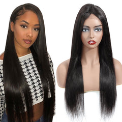 Straight Human Hair Lace Wigs for Women